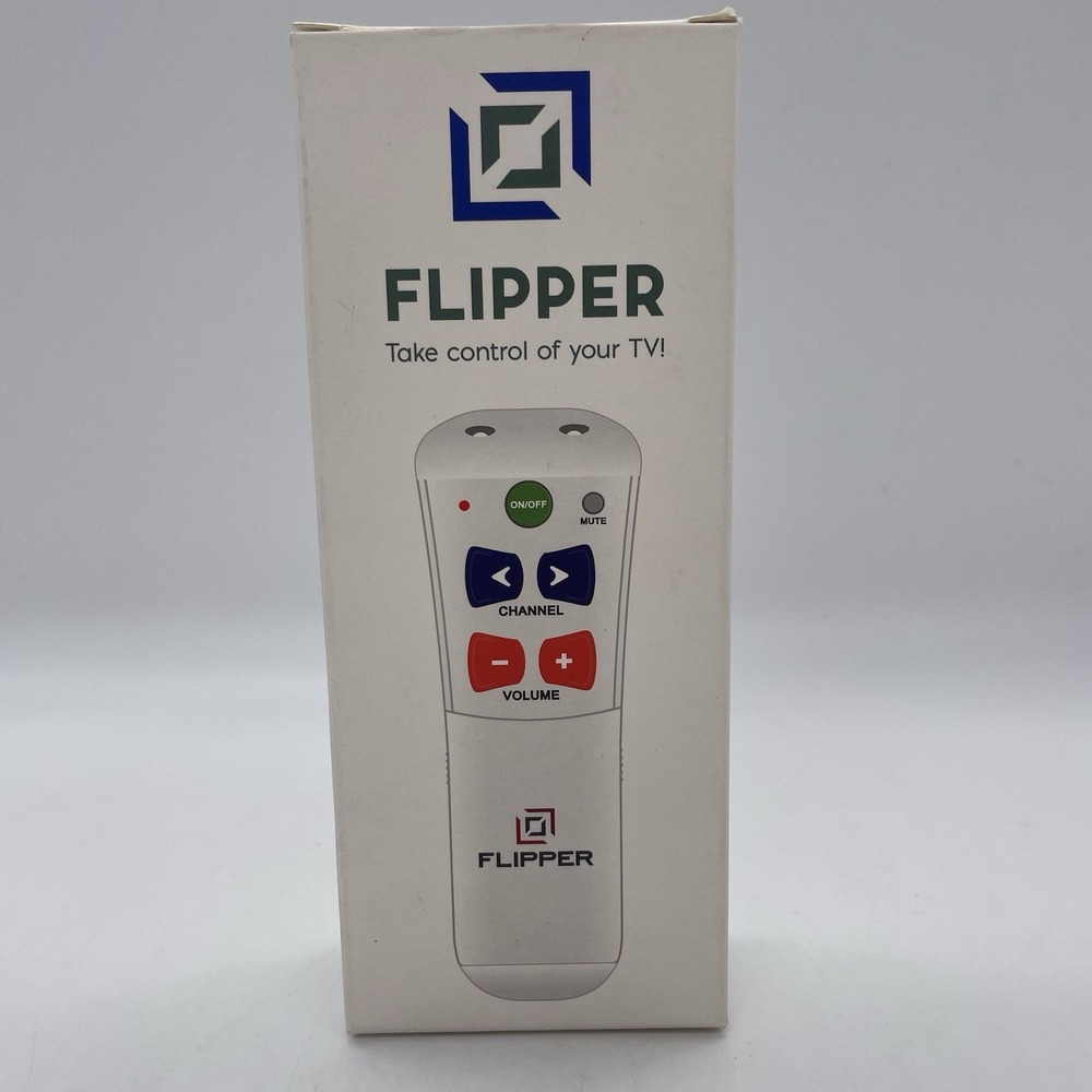 Flipper Big Button Universal TV Remote Control Elderly Visually‎ Impaired Clean